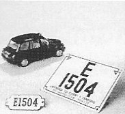 Model Taxi and plate can be bought for �199.99 or �10 without the taxi