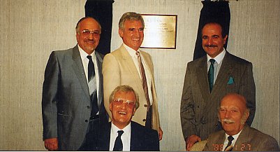 Aubrey Siteman, Phil Emden, Martin Gellman. Peter Fenneymore and Jack Russell. 