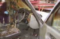 The drivers compartment